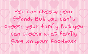 ... because life changes so quickly that Family Quotes for Facebook Status
