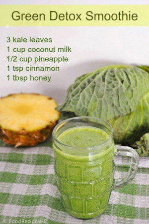 Green detox smoothie www.suitablegifts.com Green Detox Smoothie, Fit ...