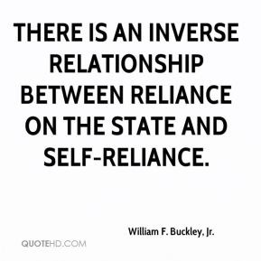 William F. Buckley, Jr. - There is an inverse relationship between ...