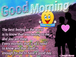 Cute Good Morning Quotes For Your Boyfriend Good morning sweet ...