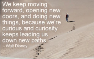 down new paths new beginning picture quote