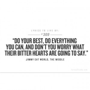 Jimmy Eat World - The Middle.