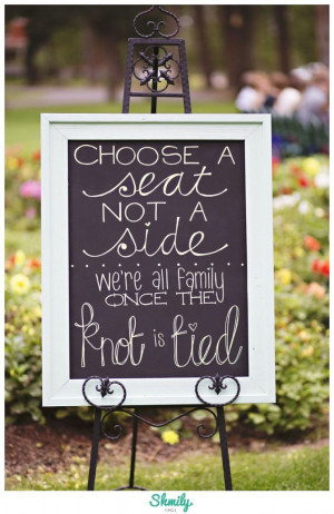 ... THEM ALL 10 Most Darling DIY Wedding Signs from @WeddingMix - Quotes