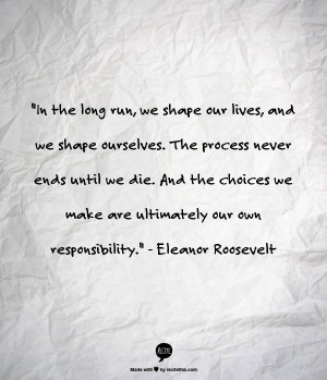 Responsibility quote for students - 