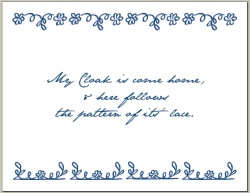 Jane Austen's Lace Note Cards*