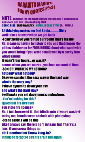 Funny Quotes31+mario+sonic+co by SupremeSonrio