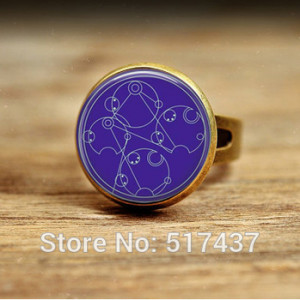 Wholesale Doctor who gallifreyan quote wibbly wobbly timey wimey ring ...