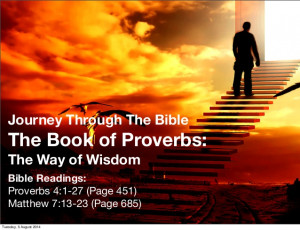 Journey through the Bible: the Book of Proverbs