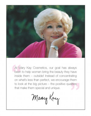 mary kay the woman mary kay ash encouraged all independent beauty ...