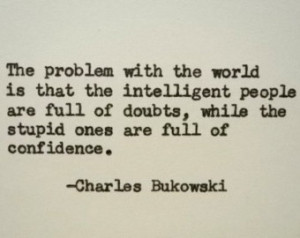 ... Quote Hand Typed Quote Made with Vintage Typewriter Bukowski Quote