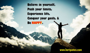 Goals In Life Quotes Life, conquer your goals,