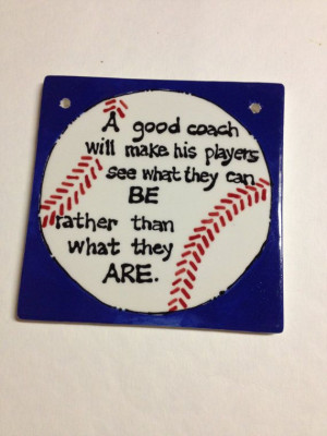 Coach Gift- A Sports Tile- Baseball/ Soccer/ Football/ Volleyball ...