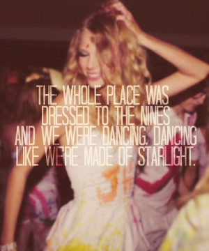 Starlight- Taylor Swift I feel like this is gonna be the theme song ...