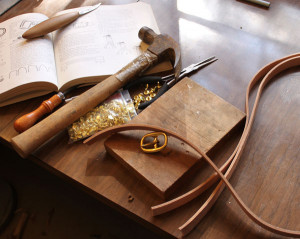 It's delightful to start with a raw and rough piece of leather and ...