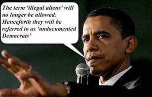funny pictures barack obama talking about illegal aliens are now ...