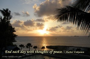 Peaceful Images With Quotes With thoughts of peace.