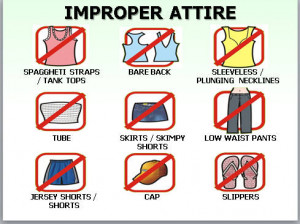 improper Dress code, 10 Best Excuses for Coming Late to the Class