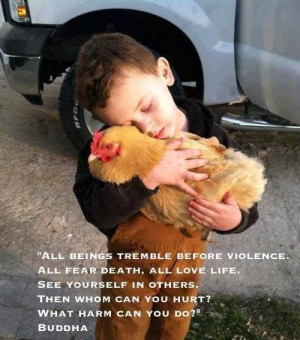 we are born kind. don't teach your children violence if you want world ...