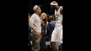 Jay-Z and Beyoncé Barclays Center Brooklyn Nets New York Knicks
