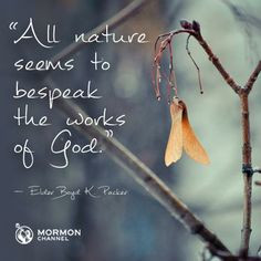 ... Faith, Lds Quotes, Earth, Beauty, Drawing, Nature God Quotes, Heavens