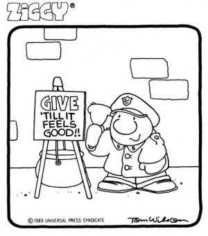 Ziggy Cartoon, The Salvation Army