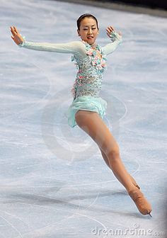 mao asada blue figure skating ice skating dress inspiration for sk8 ...