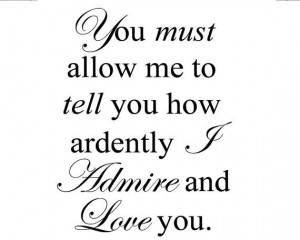 Jane Austen Wall Art Quote Darcy Proposal by regencyaustentation, $12 ...