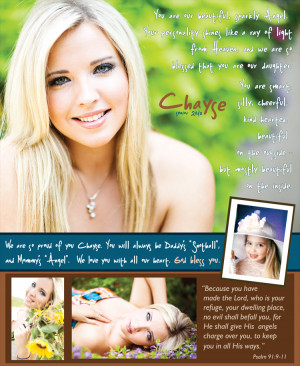 Custom Senior Yearbook Ad Design | Custom Graduation Invitations