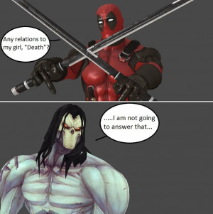 Injustice: Deadpool vs Death by xXTrettaXx