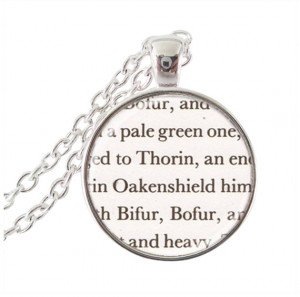 New Fashion The Hobbit - Thorin Oakenshield Pendant, Quote Jewelry ...