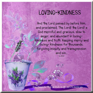 Praise God for His loving-kindness!