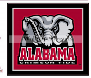 Alabama Crimson Tide Decals