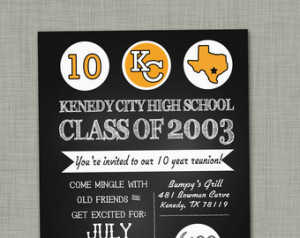 reunion invitation printable - family reunion invitation- 10 year ...