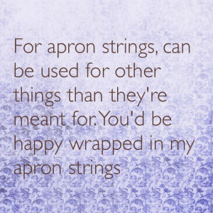 Apron Strings Everything But The Girl