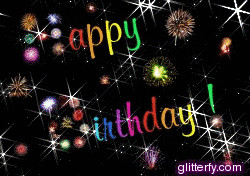 Happy Birthday Glitter Graphics