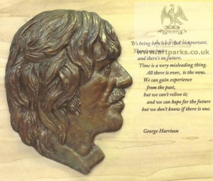Sculpture: ' George Harrison (Portrait Profile/Face/Bust sculpture ...