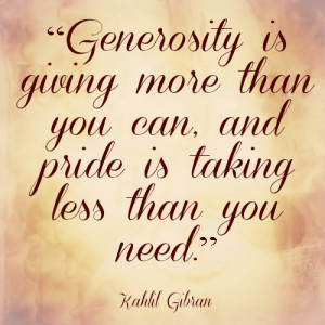 Quotes About Giving And Generosity