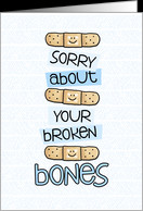 Broken Bones - Bandage - Get Well card - Product #974639