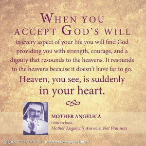 Accept God's will