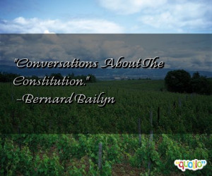 Conversations About The Constitution .
