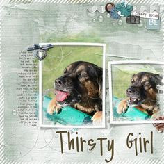 Thirsty Girl digit layout, layout 2012, thirsti girl
