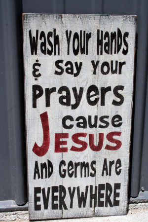 Childrens Room Decor Christian Quote Religious Sign Distressed ...