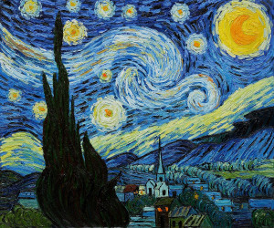 Digit-al Dozen Does Art-Starry Night