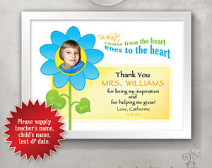 Thank You Quotes For Teachers From Kids Custom thank you teacher