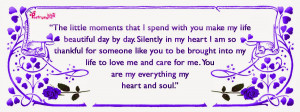 Love Quotes The little moments that I spend with you By Poetrysync