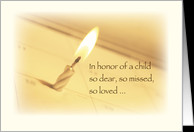 Honoring in Remembrance on Birthday, Child Death card - Product ...