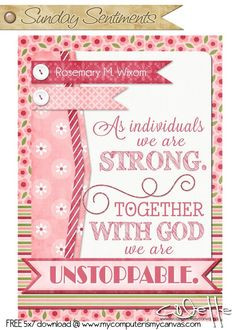 Meeting Quotes - Sister Wixom; As individuals we are strong. Together ...