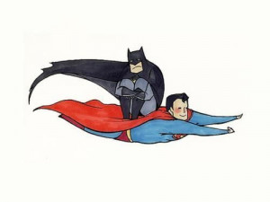 batman, cute, fly batman, love, pretty, quote, quotes, superman