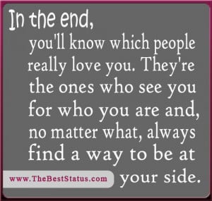 ... the end you know best statusthe status karma cheating quotes funny