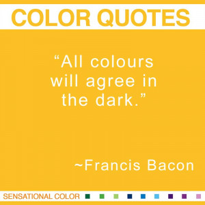 Color Quotes By Francis Bacon